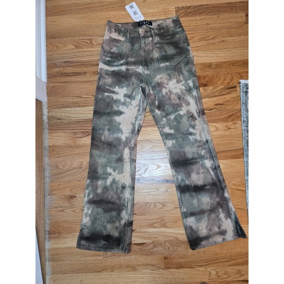 Piral Denim - Tie-Dye Camo Straight Leg Jeans with Tag Streetwear Skater style New With Tag